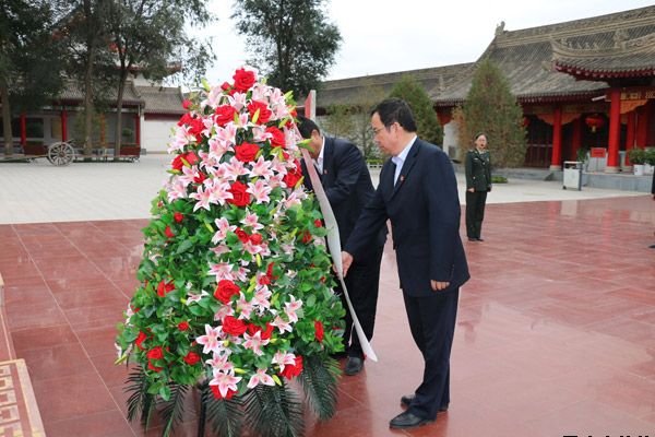泓源公司赴界石鋪紅軍長(zhǎng)征紀(jì)念館開(kāi)展紅色教育主題黨日活動(dòng)(圖1)