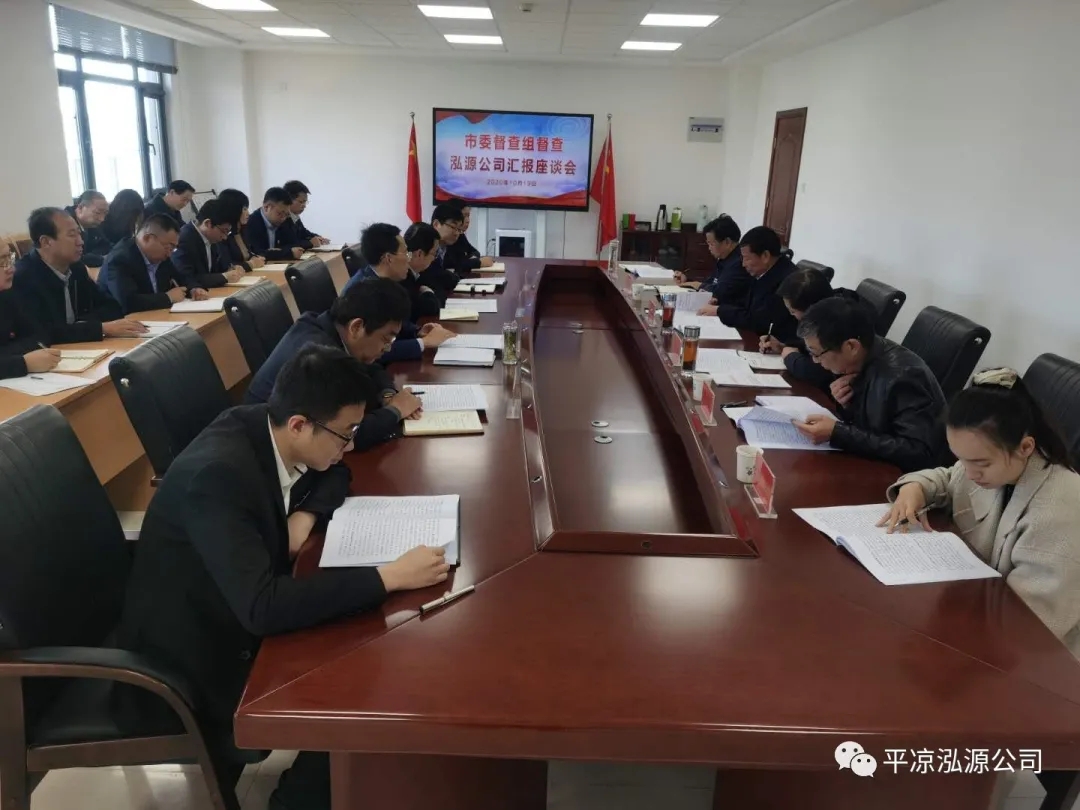 市委辦公室、市政府國(guó)資委督查泓源公司工作(圖4)