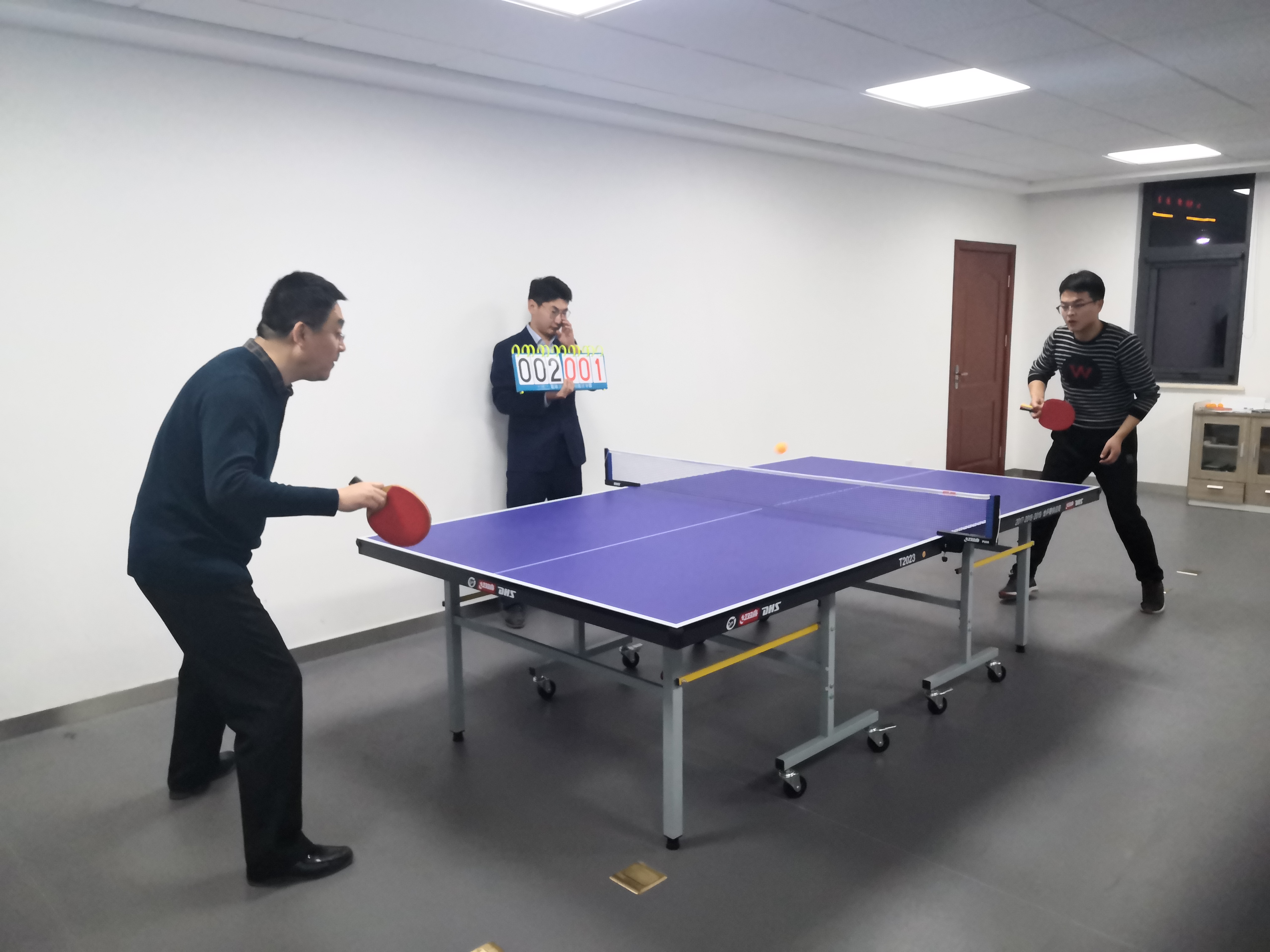 泓源公司舉辦“慶元旦、迎新春”職工乒乓球臺球比賽(圖2)